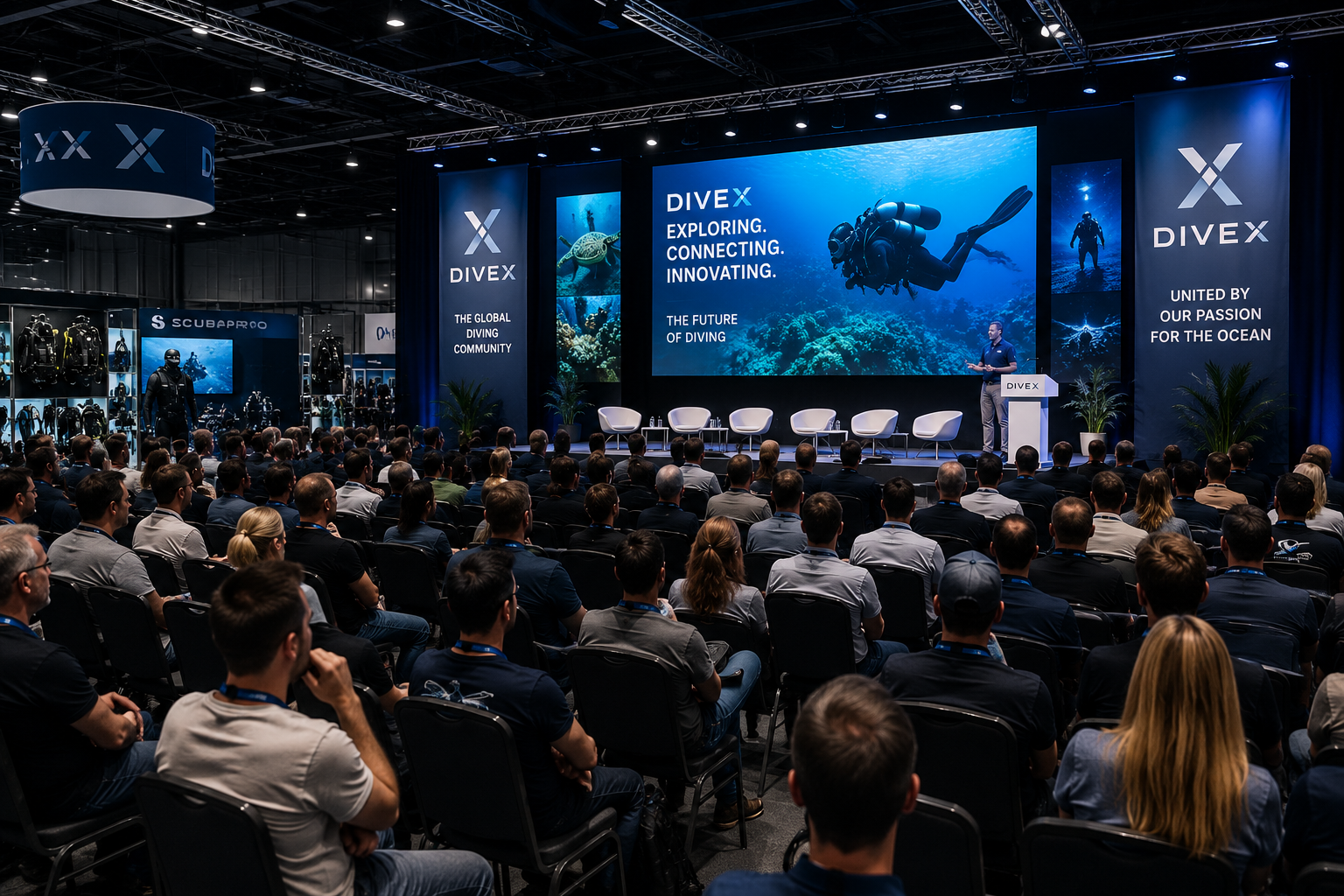 Conference session at DiveX Saudi Arabia