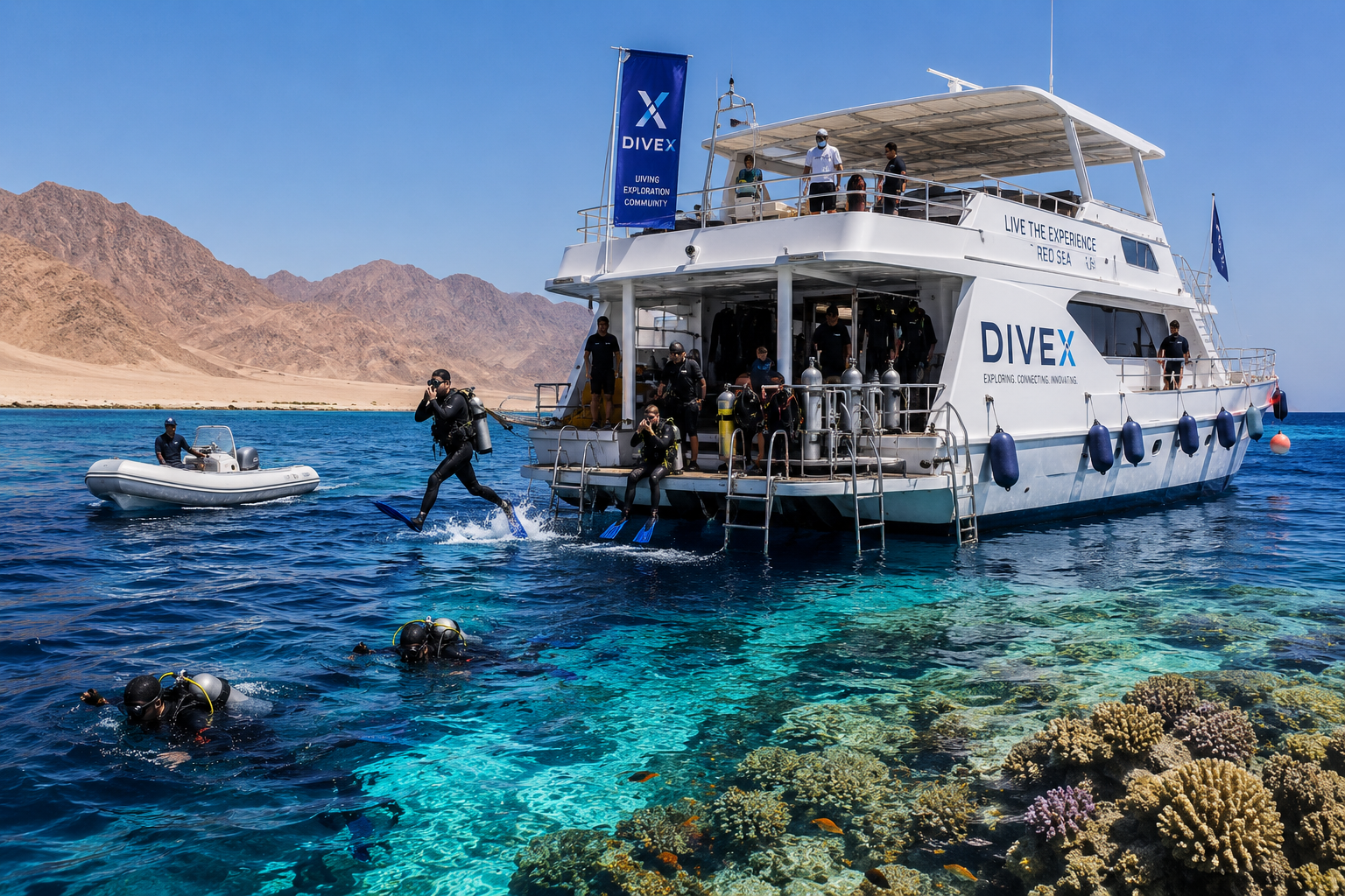 Boat on the Red Sea